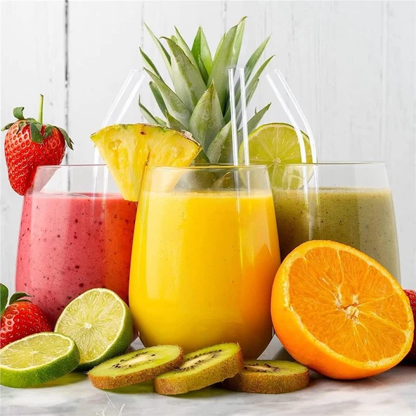 Termosilikat Isıya Dayanıklı Bardak Cam Pipeti Temizleme Fırçası Hediyeli 5 Adet Cam Pipet - 2