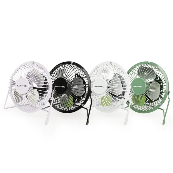 Kumtel 4'lü Masaüstü USB Fan