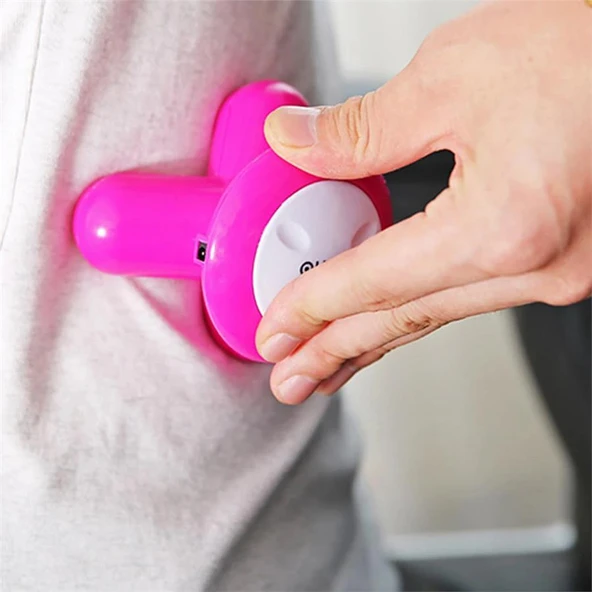 Küçük Üç Ayaklı Mini Masaj Aleti Üçgen Elektrikli Taşınabilir Masaj Aleti - 5