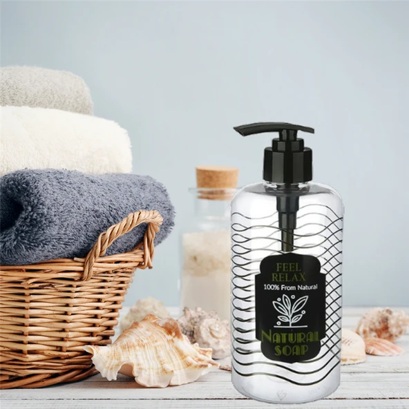Banyo Mutfak Lavabo Deterjanlık Sıvı Sabunluk Pratik Pompalı Sıvı Sabun ve Deterjan Dispenseri - 2