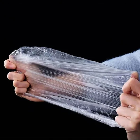 100 Adet Yeniden Kullanılabilir Gıda Saklama Kâse Tabak Tencereler Için Ayarlanabilir Gıda Bonesi - 7