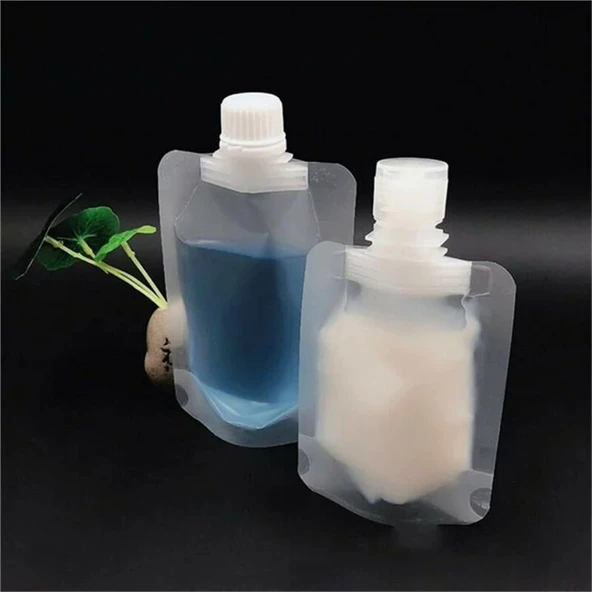 Taşınabilir Sıvı Seyahat Kiti Pratik Sıvı Seyahat Torbası 6 Adet 100 ml - 6