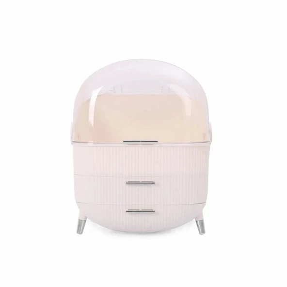Çok Amaçlı Çekmeceli Makyaj Kozmetik Banyo Ofis Masa Düzenleyici Organizer - 5