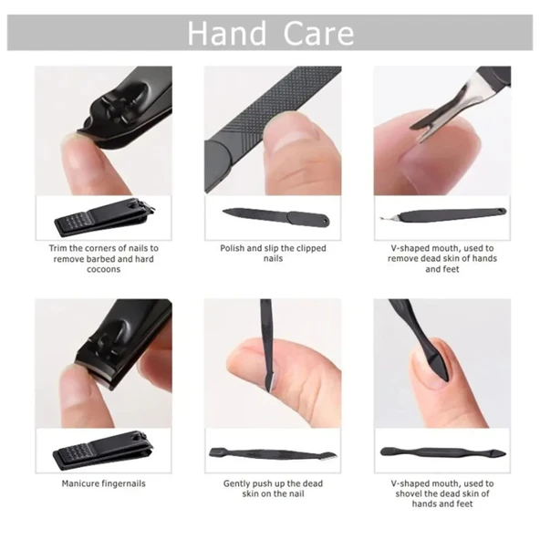 Profesyonel Manikür Pedikür Seti - Resim 6