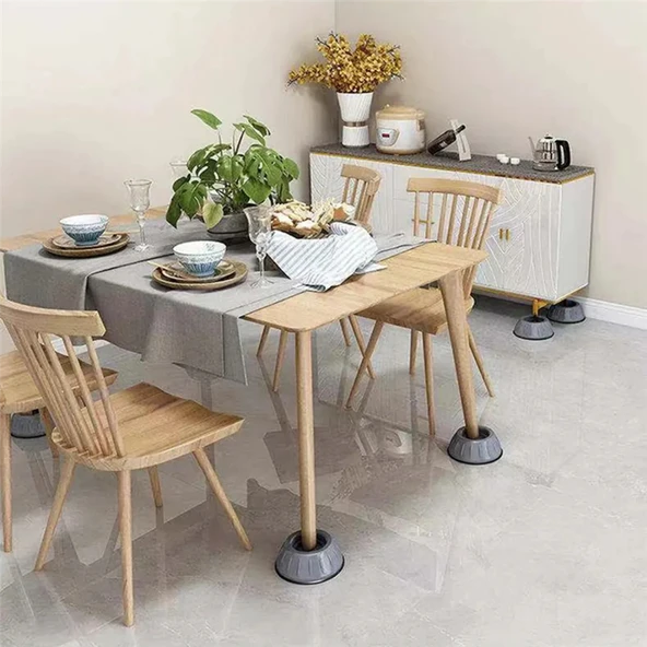 Çamaşır Makinesi Titreşim Önleyici Kaydırmaz Vantuzlu Stoper Set 8 Adet - 6