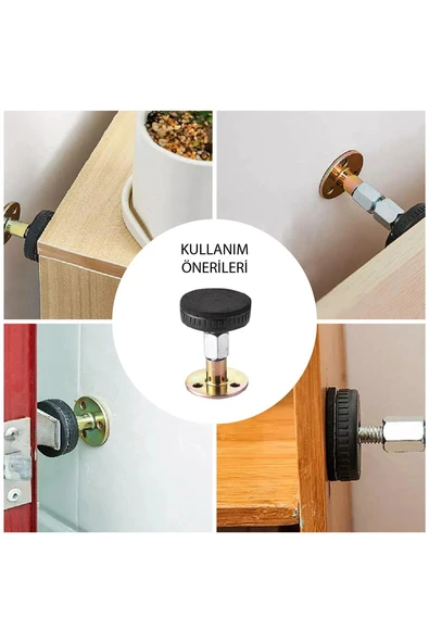Yatak Baza Başlık Sabitleme Aparatı Ses Titreşim Önleyici Eşya Sabitleme 2 Adet (5-6,5 CM) - 2