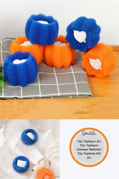 Tüy Toplayıcı 2Li Tüy Toplayıcı Çamaşır Makinesi Tüy Toplama Kiti 2Li - 2