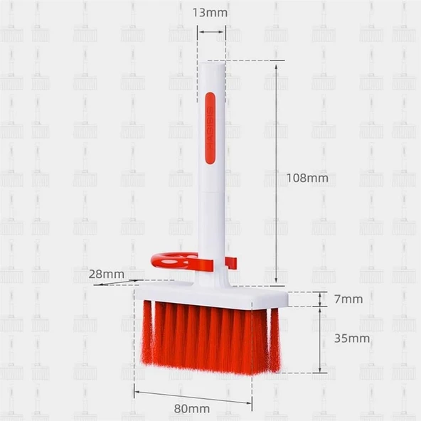 Klavye temizleme fırçası 5'in 1 kulaklık temizleme aparatı - 6