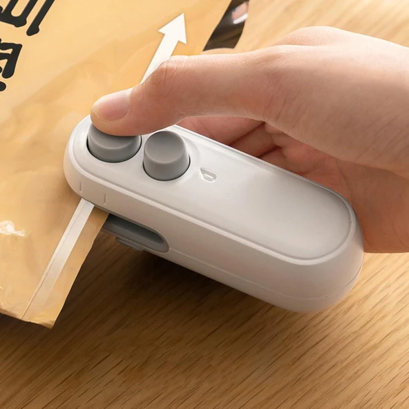 Poşet Kapatıcı Isıtıcı Sealer Kapatma Makinesi Pilli Poşet Ağzı Kapatma Mühürleme Makinası - 8
