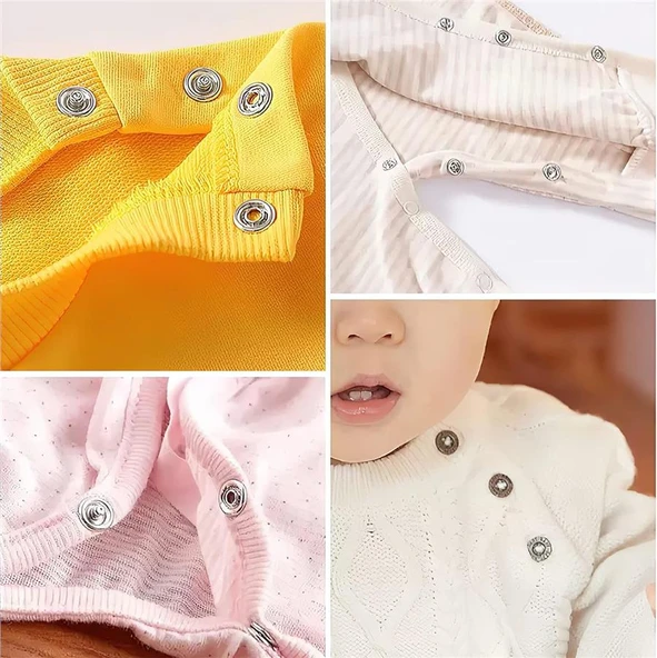 Metal Çıt Çıtlı Düğme Pensesi Ve Düğme Aparatları Gömlek, Elbise Kıyafet Düğme Aparatı - 4