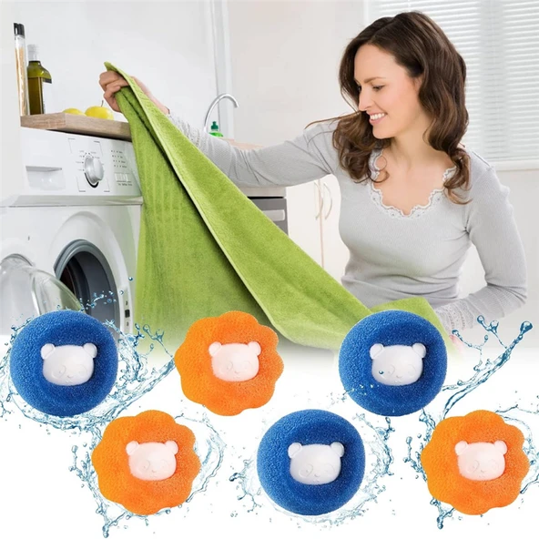 Tüy Toplayıcı 2Li Tüy Toplayıcı Çamaşır Makinesi Tüy Toplama Kiti 2Li - 6