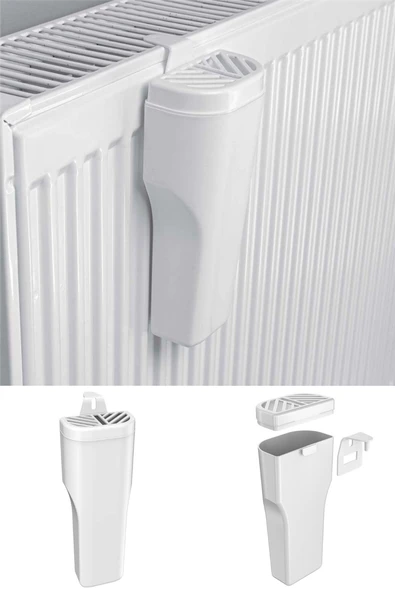 Kapaklı Kalorifer Suluğu Nemlendirici Petek Suluğu Pratik Hava Nemlendirici Su Hazneli Kalorifer Aparatı - 2