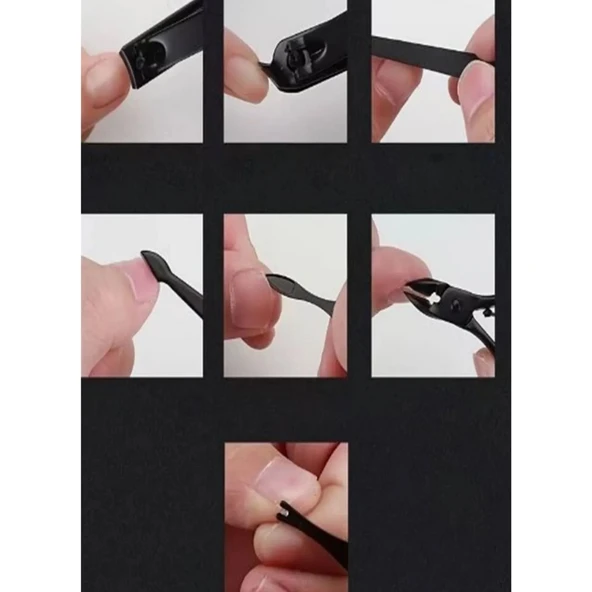 18 Parça Çanta Tipi Manikür Pedikür Tırnak Bakım Seti Pratik Taşınabilir Kişisel Bakım Seti - 3