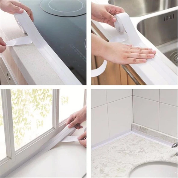 Su Sızdırmaz Geçirmez Bant Lavabo Küvet Kenar Bandı Küvet Duş - 2