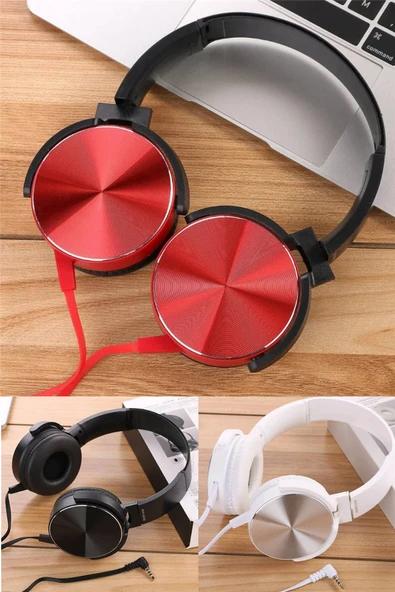 MDR-XB450AP Kablolu Kulak Üstü Mikrofonlu Kulaklık Yüksek Ses Kalitesi Konforlu Kulak Üstü Kulaklık