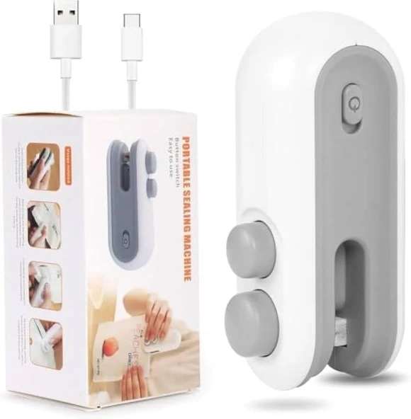 Poşet Kapatıcı Isıtıcı Sealer Kapatma Makinesi Pilli Poşet Ağzı Kapatma Mühürleme Makinası - 6