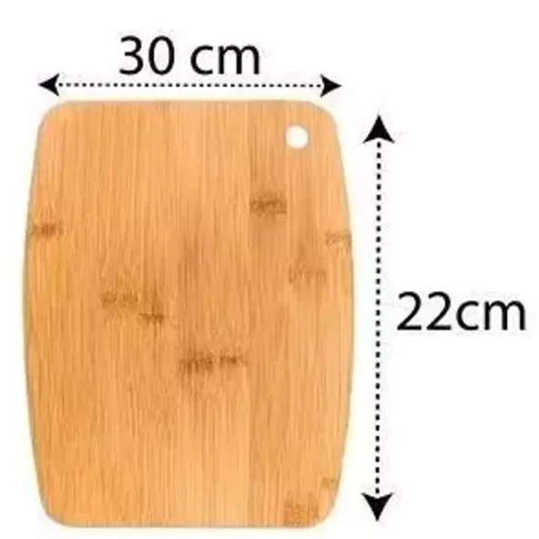 Bambu 3lü Kesme Tahtası Et Sebze ve Meyve Balık Tavuk Kesim Tahtası Doğal Bambu - 7