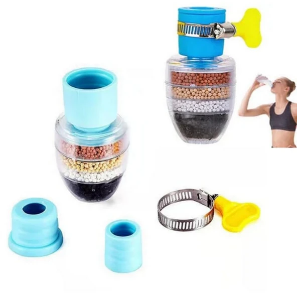 Turboflex Su Tasarruflu Musluk Başlığı Aparatı Mutfak Batarya Ucu Aparat Boncuklu Perlatör - 3