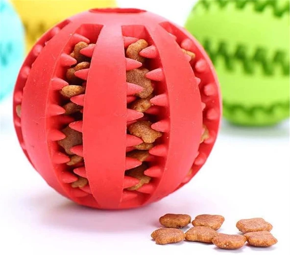 Mama Hazneli Köpek ve Kedi Eğitim Ve Oyun Topu Turuncu - 7