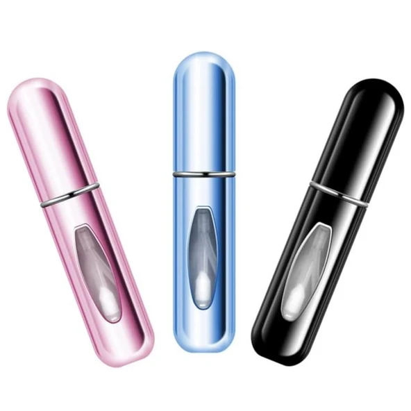 Parfüm Şişesi Çanta Içi Mini Doldurulabilir Seyahat Cep Yedek Parfüm Şişesi 5 ml - 6