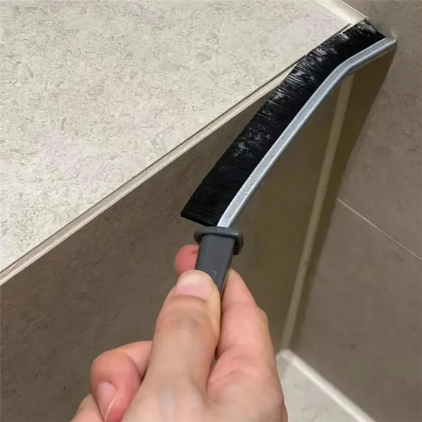 2 Adet Çok Amaçlı Multi İnce Temizlik Fırçası Derz Arası Banyo Mutfak Lavabo Detay Temizleme Fırçası - 2