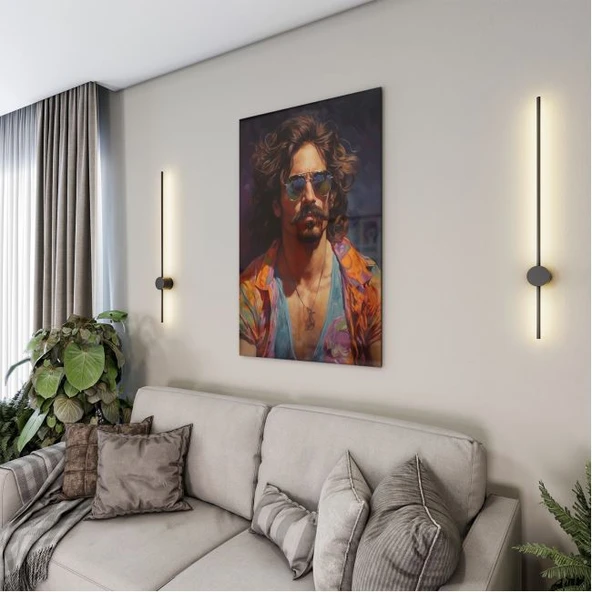 Karışık Duvar Tasarım Cam Tablo - Karisik - Dikey Motif 01-545 - Resim 4