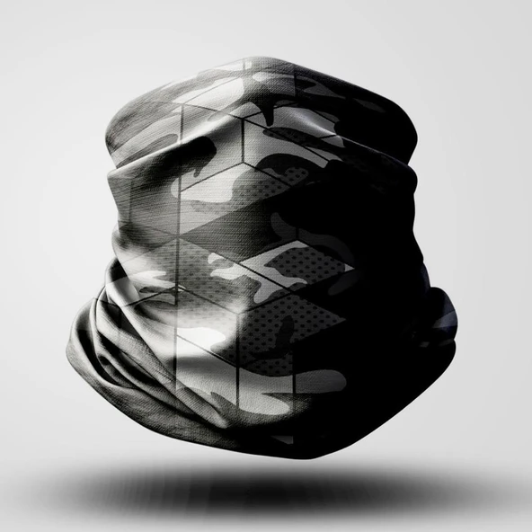 Delta 50 adet 18 Desenli Motorcu Bandana Maske Outdoor Boyunluk Unisex - 9