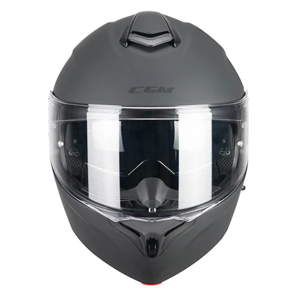 CGM 568A BER MONO ÇENE AÇILIR MOTOSİKLET KASKI SİYAH / L - 3