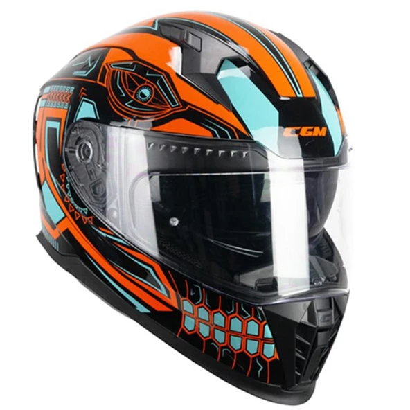 CGM 311M BLAST MAYA KAPALI KASK Turuncu-Mavi M - Resim 2