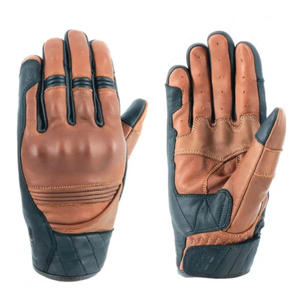 OJ RUST KAHVERENGİ KORUMALI RETRO KISA DERİ ELDİVEN S ürün görseli 1