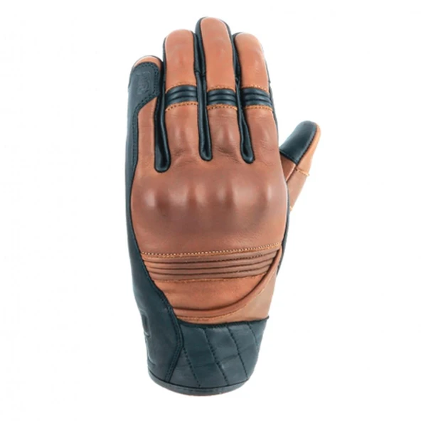 OJ RUST KAHVERENGİ KORUMALI RETRO KISA DERİ ELDİVEN 2XL - Resim 2