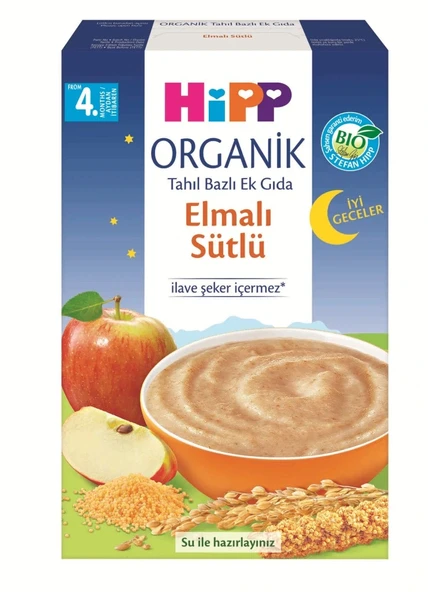 Nessiworld  p Organik İyi Geceler Elmalı Sütlü Tahıl Bazlı Ek Gıda 250 Gr ürün görseli