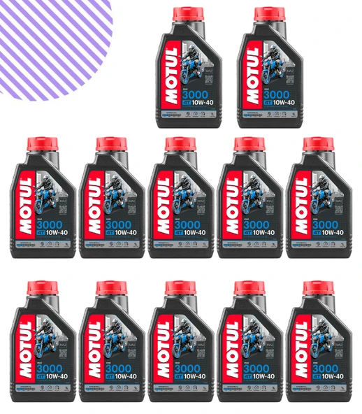 MOTUL 3000 10W40 1L 12 ADET - 2