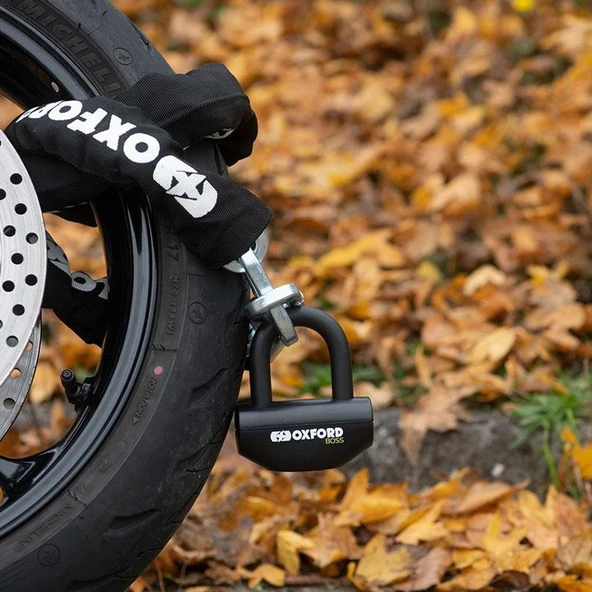 Oxford Motosiklet Boss Zincir Kilit 12mmX1.5m LK383 - 3