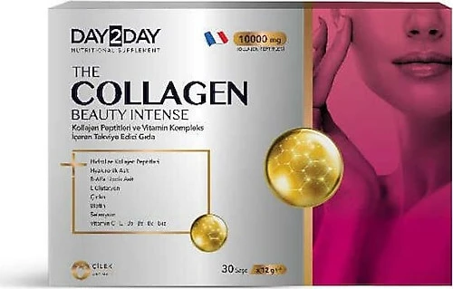 Day2Day The Collagen Beauty Intense 30 Saşe x 12 gr Ananas Aromalı Shaker Hediyeli