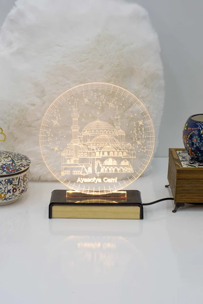 Şık ve Dekoratif Ayasofya Camii LED Aydınlatma - 5