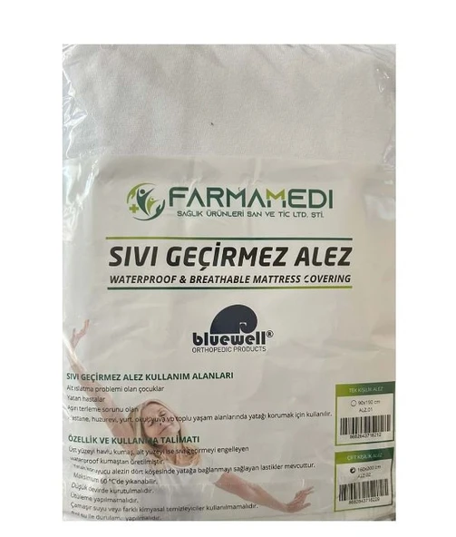 Bluewell Alez Tekli Yatak Koruyucu 160x200