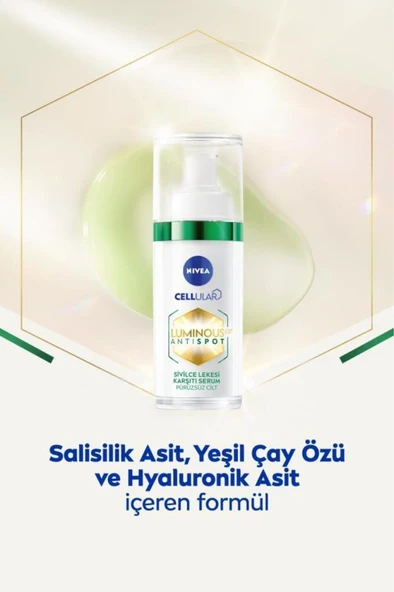 Nivea Luminous630 Sivilce Lekesi Karşıtı Serum 30 Ml, Karma Yağlı Ciltler,salisilik Ve Hyaluronik Asit - 6