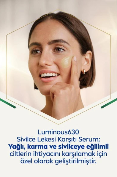 Nivea Luminous630 Sivilce Lekesi Karşıtı Serum 30 Ml, Karma Yağlı Ciltler,salisilik Ve Hyaluronik Asit