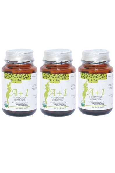 HHS A1 L-CARNİTİNE LEPİDİUM 30 KAPSÜL 3 ADET - 2
