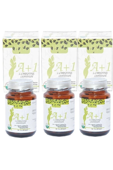 HHS A1 L-CARNİTİNE LEPİDİUM 30 KAPSÜL 3 ADET - 4