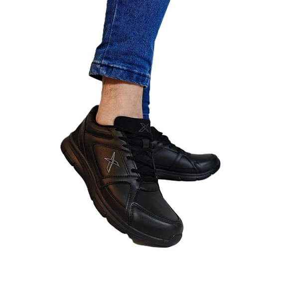 Kinetix Kalen Pu Siyah Hafif ve Rahat Günlük Spor Ayakkabı - Resim 13