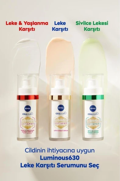 Nivea Luminous630 Sivilce Lekesi Karşıtı Serum 30 Ml, Karma Yağlı Ciltler,salisilik Ve Hyaluronik Asit - 7