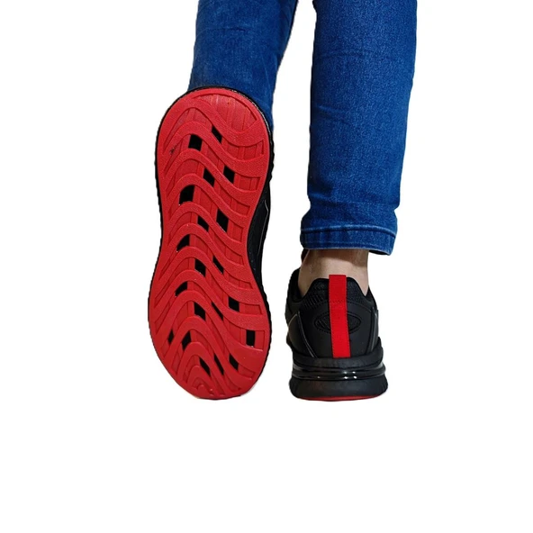 Kinetix Posıttıve Pu Siyah Comfort Fuspetli Kaymaz Spor Ayakkabı - 17
