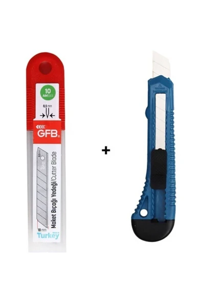Gfb Maket Bıçak Yedek Ağzı 1 Adet Plastik Maket Bıçağı