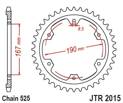 JT ARKA DİŞLİ JTR2015.50 - Resim 2