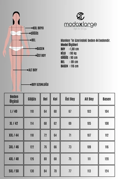 Kadın Büyük Beden Çiçek Desenli Uzun Kollu Pijama Takımı 4235-25 - 9