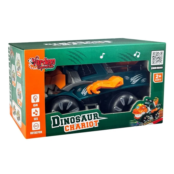 Işıklı, Müzikli, Hareketli, Hareket Sensörlü Dinozor Araba ile Maceraya Hazır Olun! - 4