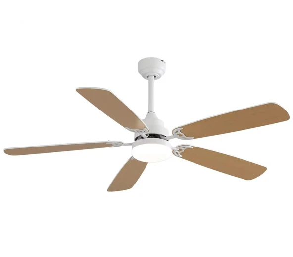 Fancium DKF-510 Ceviz LED Aydınlatmalı Uzaktan Kumandalı Tavan Vantilatörü