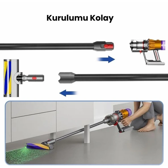 Dyson V12 Detect Slim Süpürge Borusu - Resim 2